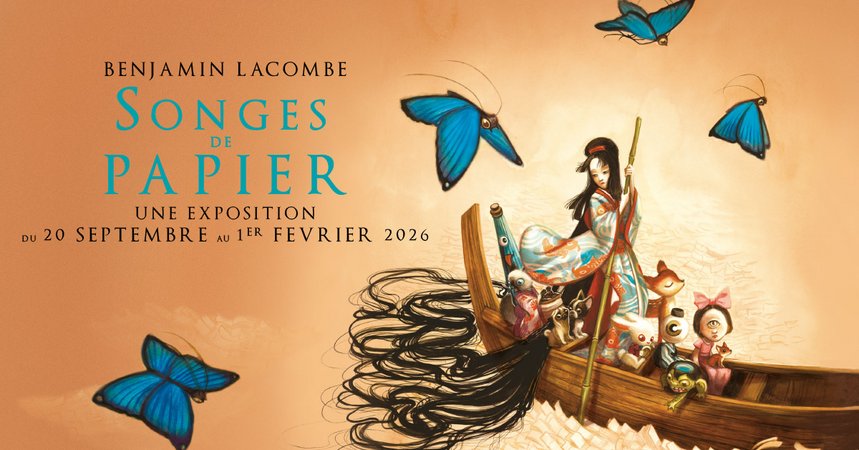 Affiche de l'exposition - Benjamin Lacombe